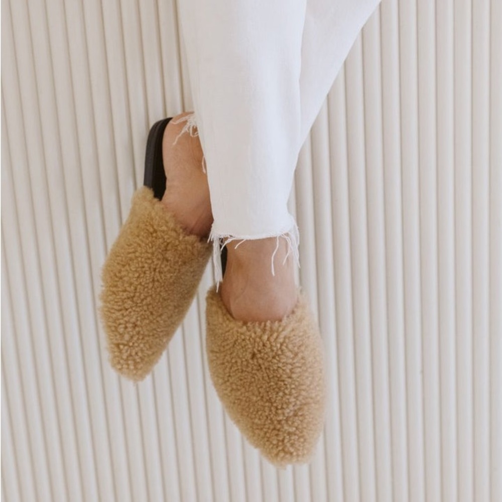Jenni Kayne Shearling Mule Size 37